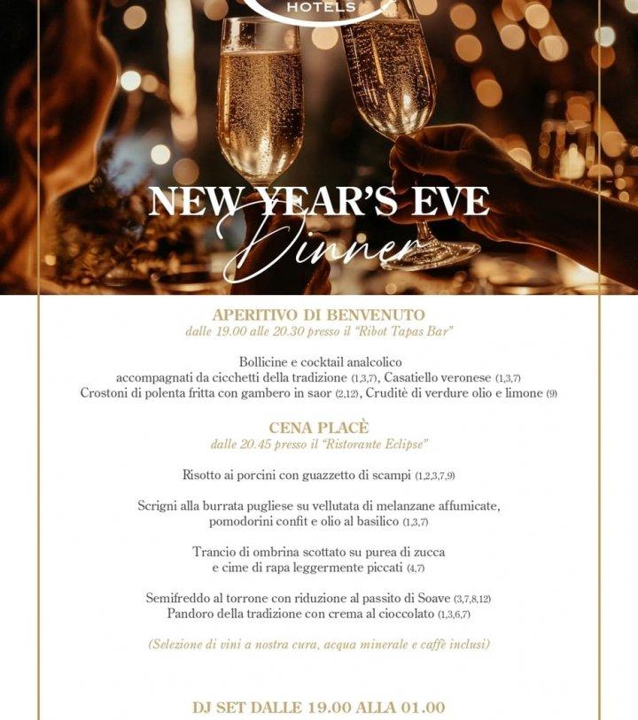 menu cenone capodanno verona hotel cavallo